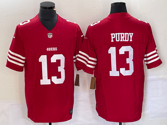 Men's San Francisco 49ers Brock Purdy #13 Scarlet Vapor F.U.S.E. Limited Jersey1
