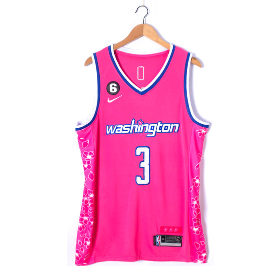 Men's Washington Wizards Bradley Beal #3 Pink 2022/23 Fastbreak Jersey1 - City Edition