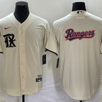 Men's Texas Rangers Cream 2023 City Connect Replica Jersey1
