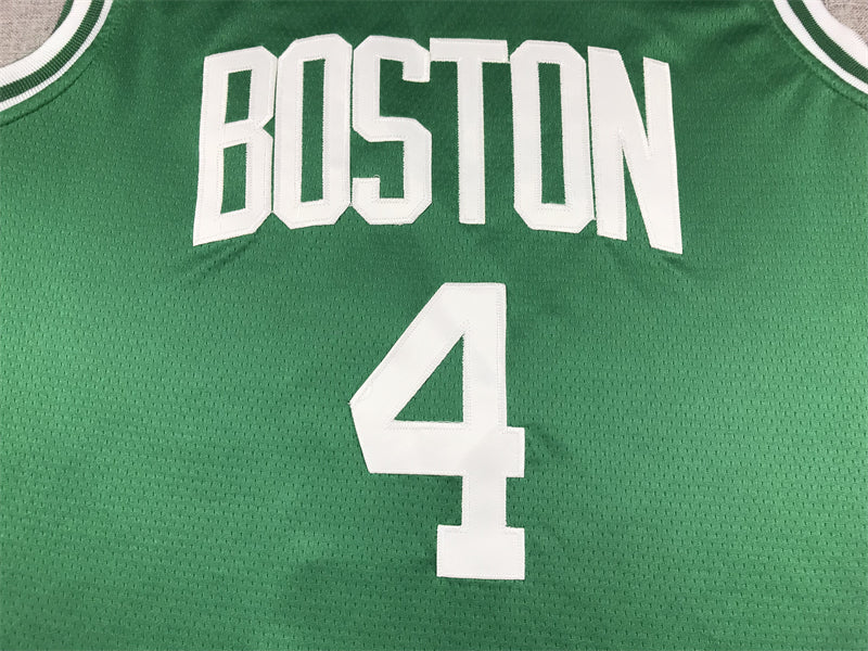 Men's Boston Celtics Jrue Holiday #4 Kelly Green Swingman Jersey1 - Icon Edition