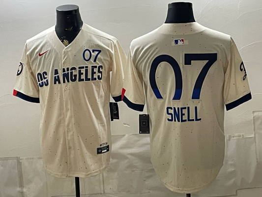 Men's Los Angeles Dodgers Blake Snell #7 Cream City Connect Limited Player Jersey