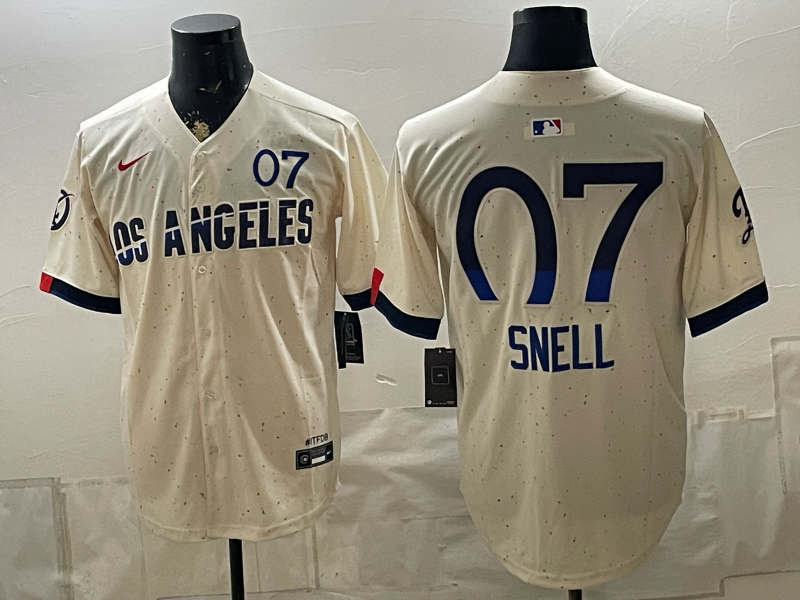 Men's Los Angeles Dodgers Blake Snell #7 Cream City Connect Limited Player Jersey
