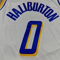 Men's Indiana Pacers Tyrese Haliburton #0 White 2025/26 Swingman Jersey - City Edition