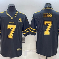 Men's Dallas Cowboys Trevon Diggs #7 Black Player Game Jersey1