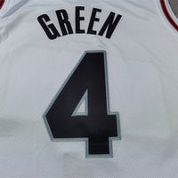 Men's Houston Rockets Jalen Green #4 White 2024/25 Swingman Player Jersey1 - City Edition