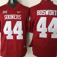 Men's Oklahoma Sooners Brian Bosworth #44 Crimson Player Jersey