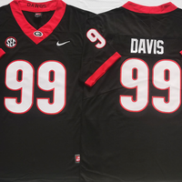 Men's Georgia Bulldogs Jordan Davis #99 Black Player Game Jersey