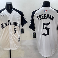 Men's Los Angeles Dodgers Freddie Freeman #5 White Team Game Player Jersey