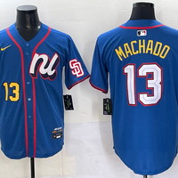 Men's National League Manny Machado #13 Blue 2025 All-Star Edition Limited Player Jersey
