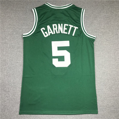 Men's Boston Celtics Kevin Garnett Green 2005-06 Hardwood Classics Player Jersey1