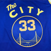 Men's Golden State Warriors James Wiseman #33 Blue Swingman Player Jersey1