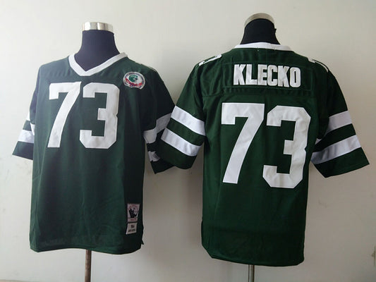 Men's New York Jets Joe Klecko Mitchell & Ness Green Legacy Replica Jersey1