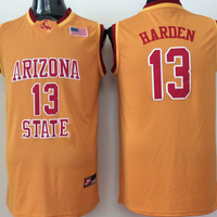 Men's Arizona State Sun Devils James Harden #13 Yellow Player Game Jersey