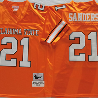 Men's Oklahoma State Cowboys Barry Sanders #21 Orange Player Game Jersey