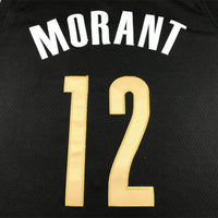 Men's Memphis Grizzlies Ja Morant #12 Black 2023/24 Swingman Jersey1 - City Edition