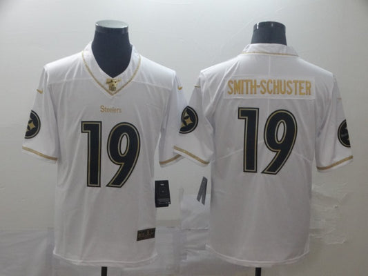 Men's Pittsburgh Steelers JuJu Smith-Schuster #19 White Alternate Game Jersey1