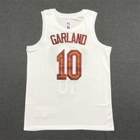 Men's Cleveland Cavaliers Darius Garland #10 White Swingman Jersey1 - Association Edition