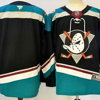 Men's Anaheim Ducks Fanatics Black Player Blank Jersey