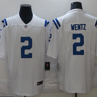 Men's Indianapolis Colts Carson Wentz #2 White Game Jersey1
