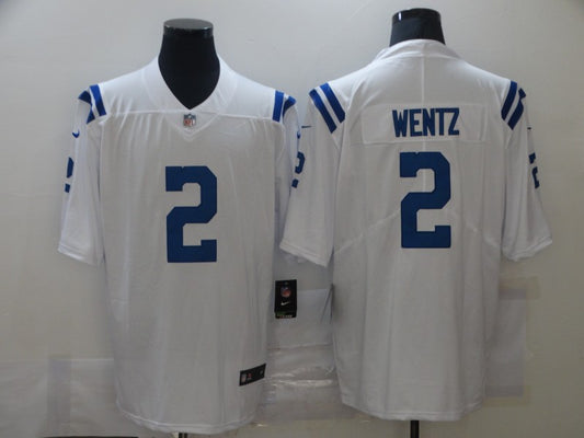 Men's Indianapolis Colts Carson Wentz #2 White Game Jersey1