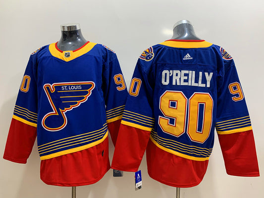 Men's St. Louis Blues Ryan O'Reilly #90 Blue Breakaway Player Jersey1