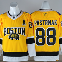 Men's Boston Bruins David Pastrnak #88 Gold Breakaway Player Jersey
