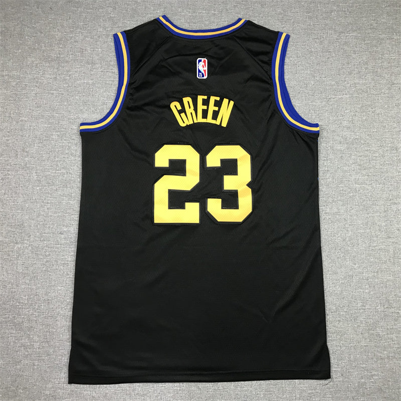 Men's Golden State Warriors Draymond Green #23 City Edition Black Classic Jersey1