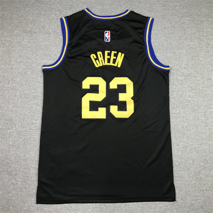 Men's Golden State Warriors Draymond Green #23 City Edition Black Classic Jersey1