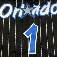 Men's Orlando Magic Penny Hardaway #1 Black Hardwood Classics Swingman Jersey1