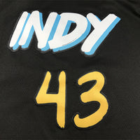 Men's Indiana Pacers Pascal Siakam #43 Black 2023/24 Swingman Jersey1 - City Edition