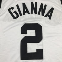 Men's Mamba Mambacitas Gigi Bryant Gianna #2 White Basketball Jersey