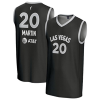 Men's Las Vegas Aces Kate Martin #20 Black Player Jersey