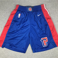 Men's Detroit Pistons Blue Pocket Shorts1