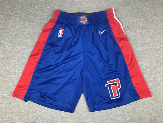 Men's Detroit Pistons Blue Pocket Shorts1