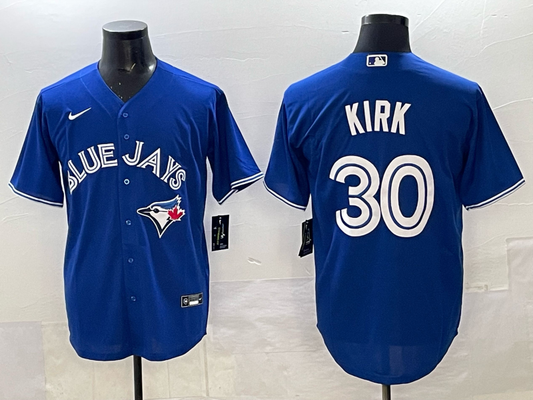 Men's Toronto Blue Jays Alejandro Kirk #30 Royal Alternate Player Jersey
