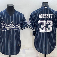 Men's Dallas Cowboys Tony Dorsett #33 Navy Player Jersey1 Joint Edition