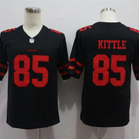 Men's San Francisco 49ers George Kittle #85 Black Game Jersey1