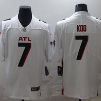 Men's Atlanta Falcons Younghoe Koo #7 White Game Jersey1