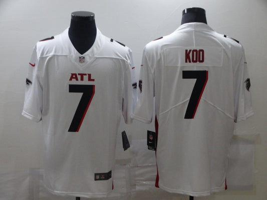 Men's Atlanta Falcons Younghoe Koo #7 White Game Jersey1