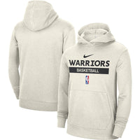 Men's Golden State Warriors Cream 2022/23 Spotlight On-Court Practice Performance Pullover Hoodie