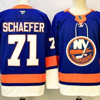 Men's New York Islanders Matthew Schaefer #71 Fanatics Royal Player Jersey