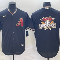 Men's Arizona Diamondbacks Black Replica Team Jersey1