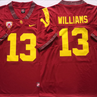 Men's USC Trojans Caleb Williams #13 Cardinal Player Game Jersey