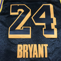 Men's Los Angeles Lakers Kobe Bryant #24 Black Player Jersey1