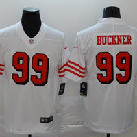 Men's San Francisco 49ers DeForest Buckner #99 White Game Jersey1