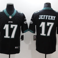 Men's Philadelphia Eagles Alshon Jeffery #17 Black Game Jersey1