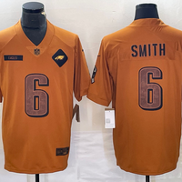 Men's Philadelphia Eagles DeVonta Smith #6 Brown 2023 Salute To Service Limited Jersey1