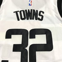 Men's Minnesota Timberwolves Karl-Anthony Towns #32 White Swingman Jersey1 - City Edition