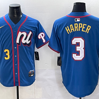Men's National League Bryce Harper #3 Blue 2025 All-Star Edition Limited Player Jersey