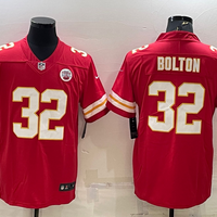 Men's Kansas City Chiefs Nick Bolton #32 Red Game Jersey1